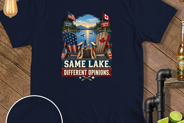 Same Lake. Different Opinions. ~ Ultra Soft T-Shirt ~ a The Funniest Person In Your Family, Ranked By Position pick