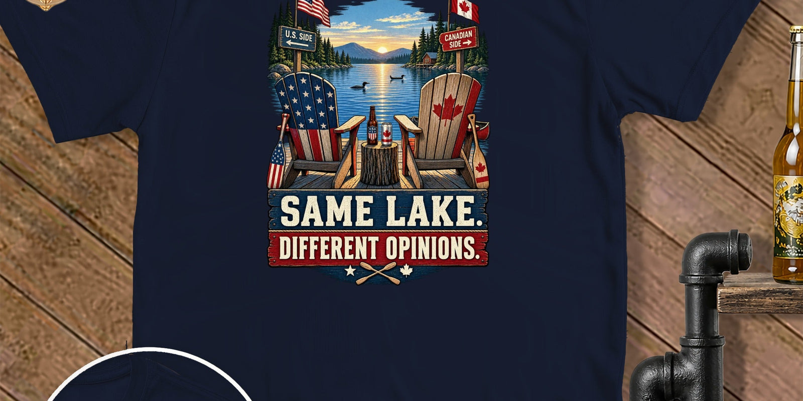 Same Lake. Different Opinions. ~ Ultra Soft T-Shirt ~ a The Funniest Person In Your Family, Ranked By Position pick