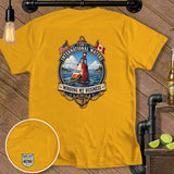 Yellow t-shirt with 