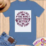 Blue t-shirt with 