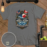 Grey t-shirt with 