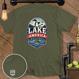 Green t-shirt with 