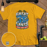 Yellow t-shirt with 