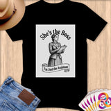 T-shirt with vintage drawing: 