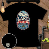 Black t-shirt with 