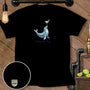 Black t-shirt with a seal balancing a margarita and the text "Sealing the Buzz".