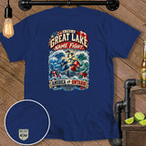 Blue t-shirt with 