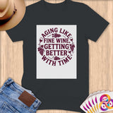 Dark grey t-shirt with 