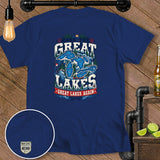 Navy t-shirt with 
