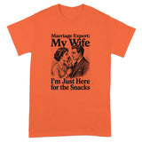Orange t-shirt with 