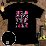 Black t-shirt with 