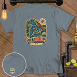 T-shirt with Great Lakes map graphic and 