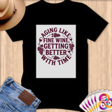 Black t-shirt with 