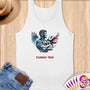 Physical Item S / White American Eagle Athlete~Limited Edition 2024 "USA Excellence" ~ Customizable Supersoft Tank Top