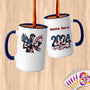 Physical Item 15oz / Blue American Eagle Boxer~Limited Edition 2024 "USA Excellence" ~ Customized Large 15oz Mug