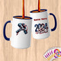 Physical Item 15oz / Blue American Eagle Diving~Limited Edition 2024 "USA Excellence" ~ Customized Large 15oz Mug