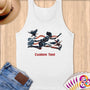 Physical Item S / White American Eagle Soars ~Limited Edition 2024 "USA Excellence" ~ Customizable Supersoft Tank Top