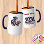 Physical Item 15oz / Blue American Flag Boxing~Limited Edition 2024 "USA Excellence" ~ Customized Large 15oz Mug