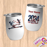 Physical Item 12 oz / White American Gymnast Patriotic Eagle~Limited Edition 2024 