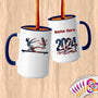 Physical Item 15oz / Blue American Gymnast Patriotic Eagle~Limited Edition 2024 "USA Excellence" ~ Customized Large 15oz Mug