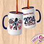 Physical Item 15oz / Blue American Pride ~Limited Edition 2024 "USA Excellence" ~ Customized Large 15oz Mug