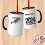 Physical Item 15oz / Blue American Runner~Limited Edition 2024 "USA Excellence" ~ Customized Large 15oz Mug
