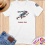 Physical Item S / White American Runner~Limited Edition 2024 "USA Excellence" ~ Personalized Softstyle T-Shirt