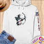 Physical Item S / White Archery Liberty ~ Limited Edition 2024 "USA Excellence" ~ Personalized Premium Hoodie