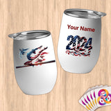 Physical Item 12 oz / White Artistic Eagle Gymnast~Limited Edition 2024 