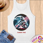 Physical Item S / White Athletic Dreams~Limited Edition 2024 "USA Excellence" ~ Customizable Supersoft Tank Top
