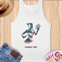Physical Item S / White Badminton Dreams ~ Limited Edition 2024 "USA Excellence" ~ Customizable Supersoft Tank Top