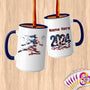 Physical Item 15oz / Blue Badminton Dreams ~ Limited Edition 2024 "USA Excellence" ~ Customized Large 15oz Mug
