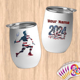 Physical Item 12 oz / White Badminton Flag ~ Limited Edition 2024 