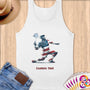 Physical Item S / White Badminton Freedom ~ Limited Edition 2024 "USA Excellence" ~ Customizable Supersoft Tank Top