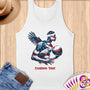 Physical Item S / White Basketball Eagle ~Limited Edition 2024 "USA Excellence" ~ Customizable Supersoft Tank Top