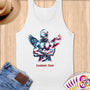 Physical Item S / White Champion Patriot~Limited Edition 2024 "USA Excellence" ~ Customizable Supersoft Tank Top