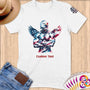 Physical Item S / White Champion Patriot~Limited Edition 2024 "USA Excellence" ~ Personalized Softstyle T-Shirt