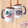 Physical Item 15oz / Blue Climbing Strength ~ Limited Edition 2024 "USA Excellence" ~ Customized Large 15oz Mug