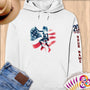 Physical Item S / White Climbing Strength ~ Limited Edition 2024 "USA Excellence" ~ Personalized Premium Hoodie
