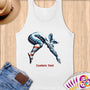 Physical Item S / White Diving Dreams~Limited Edition 2024 "USA Excellence" ~ Customizable Supersoft Tank Top