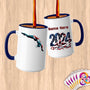 Physical Item 15oz / Blue Diving Liberty Freedom ~ Limited Edition 2024 "USA Excellence" ~ Customized Large 15oz Mug