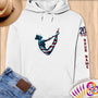 Physical Item S / White Diving Poise~Limited Edition 2024 "USA Excellence" ~ Personalized Premium Hoodie