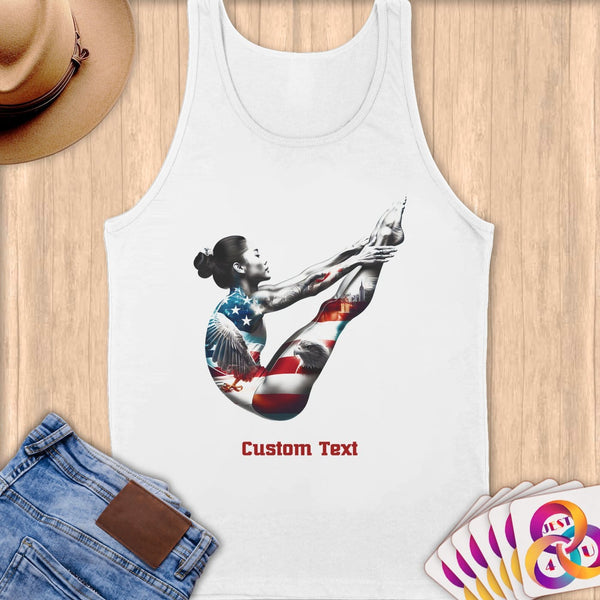 Physical Item S / White Diving Sensation~Limited Edition 2024 "USA Excellence" ~ Customizable Supersoft Tank Top