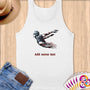 Physical Item S / White Diving Sensation ~ Limited Edition 2024 "USA Excellence" ~ Customizable Supersoft Tank Top