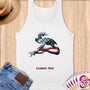 Physical Item S / White Diving Stars ~ Limited Edition 2024 "USA Excellence" ~ Customizable Supersoft Tank Top