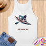 Physical Item S / White Dynamic Elite Kayaker ~ Limited Edition 2024 "USA Excellence" ~ Customizable Supersoft Tank Top