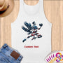 Physical Item S / White Eagle Dunk ~Limited Edition 2024 "USA Excellence" ~ Customizable Supersoft Tank Top