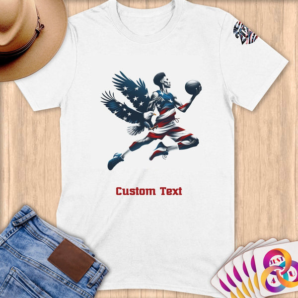 Physical Item S / White Eagle Dunk ~Limited Edition 2024 "USA Excellence" ~ Personalized Softstyle T-Shirt