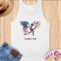 Physical Item S / White Eagle Floor Exercise Performance~Limited Edition 2024 "USA Excellence" ~ Customizable Supersoft Tank Top