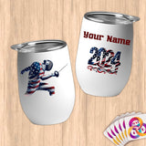 Physical Item 12 oz / White Elite Athlete Fencing ~ Limited Edition 2024 